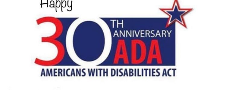 Tina Pedersen & Congressman Langevin, Michael Matracia & Alyssa Gleason on the ADA 30th Anniversary