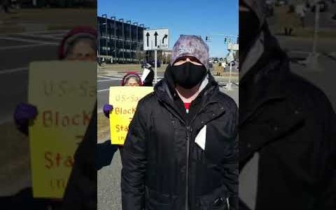 Mass Peace Action/Veterans For Peace-The Raytheon Anti War Campaign Take To The Streets of Cambridge