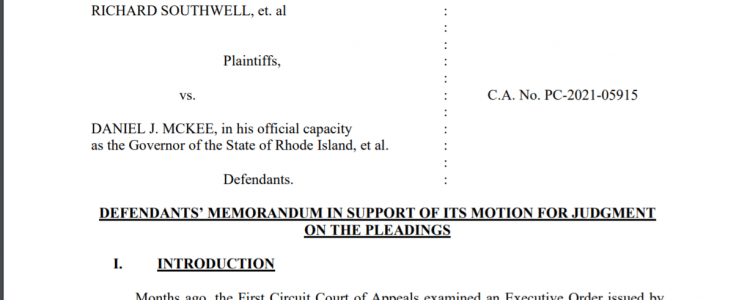 State Motions To Render Landmark Mask Mandate Case Southwell V. McKee Moot: Plaintiffs Say No Way!