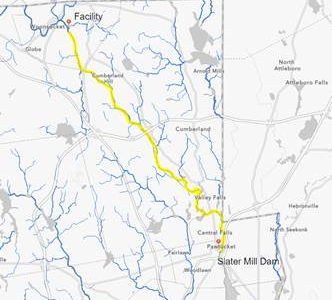 Rhode Island Department of Environmental Management (DEM) Notified Of Partly Treated Sewage Discharge Into The Blackstone River From The Woonsocket Treatment Plant