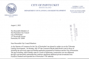 Pawtucket Senator/Economic Development Flack Ties $10 Million Dollar Stadium Shortfall To Taxes!