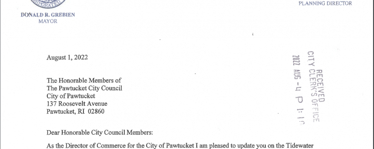 Pawtucket Senator/Economic Development Flack Ties $10 Million Dollar Stadium Shortfall To Taxes!