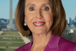 Official portrait of Speaker of the House Nancy Pelosi, photographed January 11, 2019 in the Office of the Speaker in the United States Capitol.