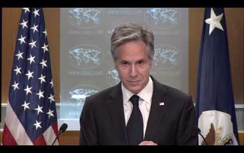 Secretary of State Antony Blinken Delivers Year End Remarks to the Media at the Department of State!