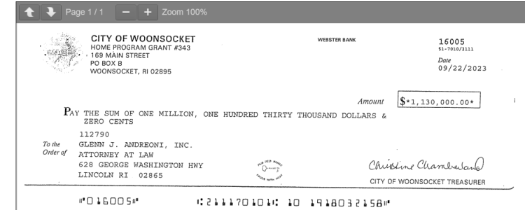 The Mendon Road Land Deal: The Documents From The Disgraced Administration of Woonsocket Mayor Lisa Baldelli-Hunt